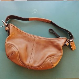 Coach Soho Tan Leather Small Hobo